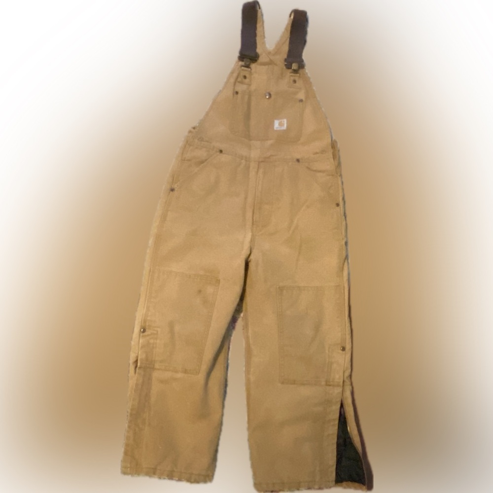 Carhartt Kids Quilted Overalls - Brown